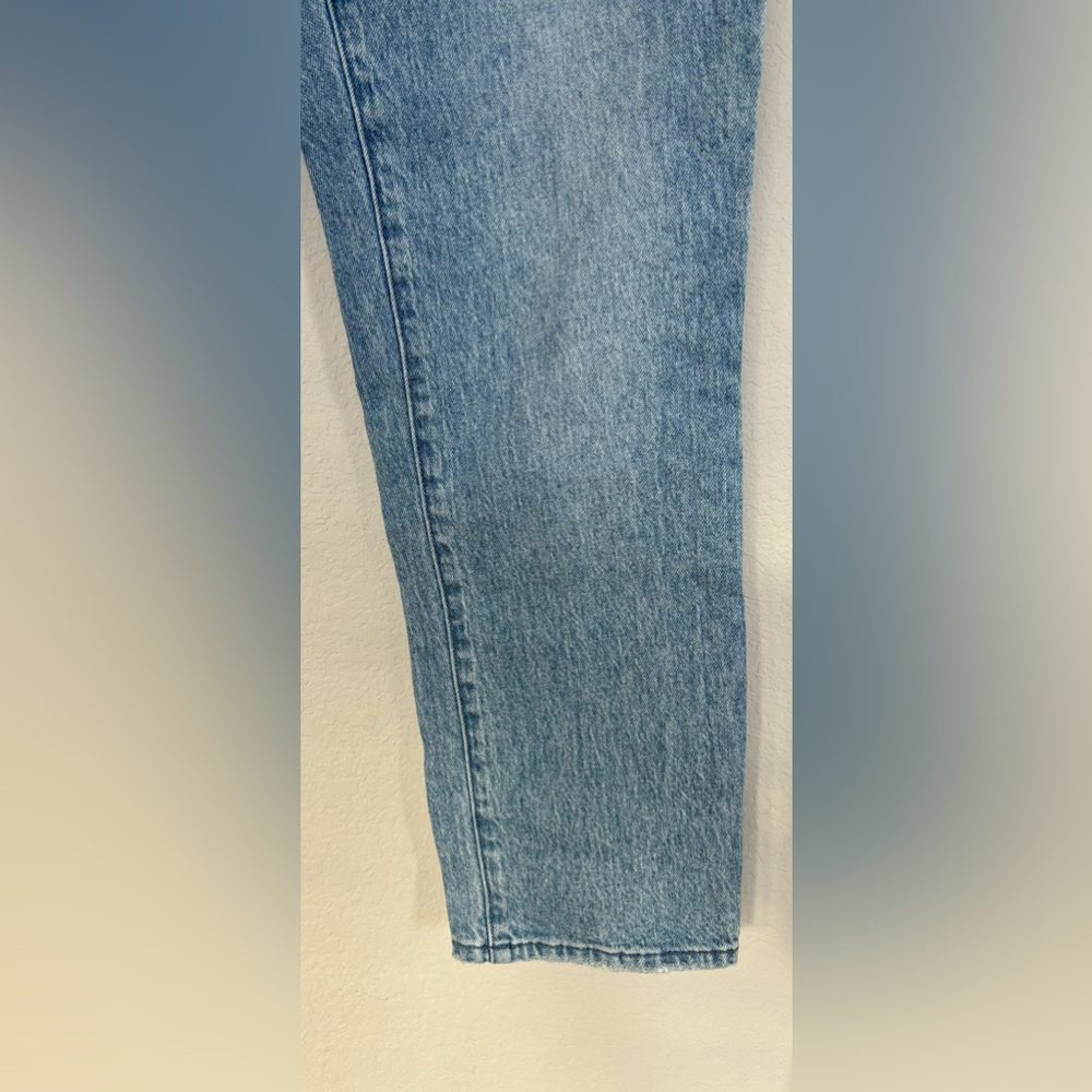 PacSun Stretch Icon High Rise Straight Leg Jeans size 27 light wash - Picture 5 of 6